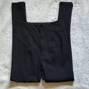 Free People Pull On Ponte pants size 0 bla…